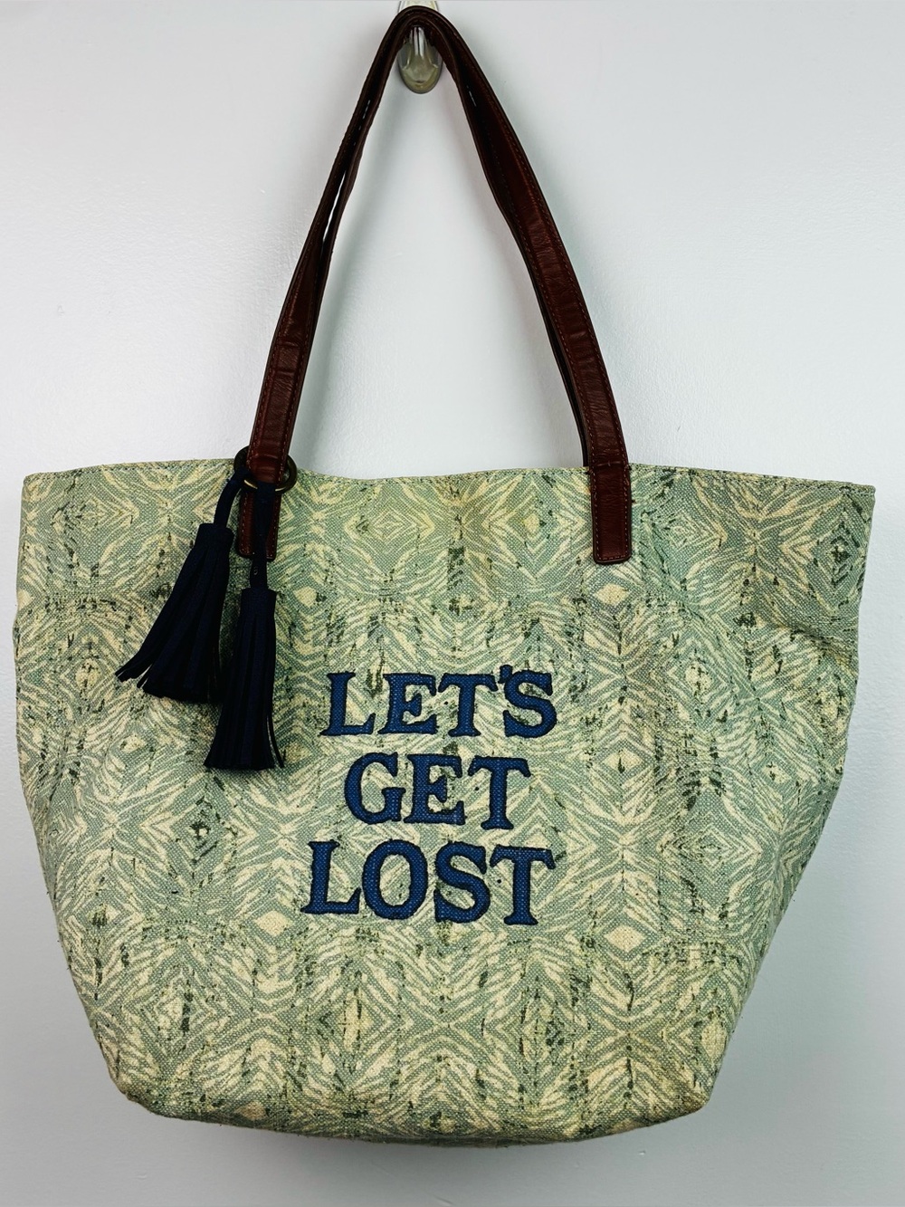 Lucky Brand Let’s Get Lost Tote Bag